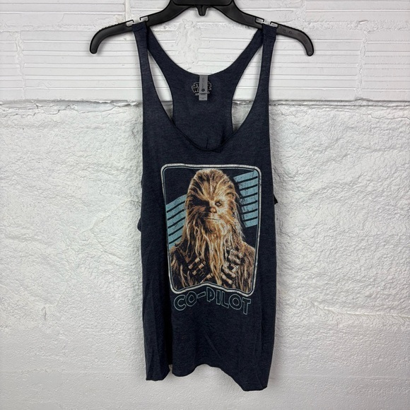 Star Wars Tops - NWOT Star Wars Chewbacca Co-Pilot racer back Tank Top size XXL
